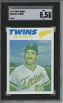 1977 Topps #536 Vic Albury 9 card progressive proof.